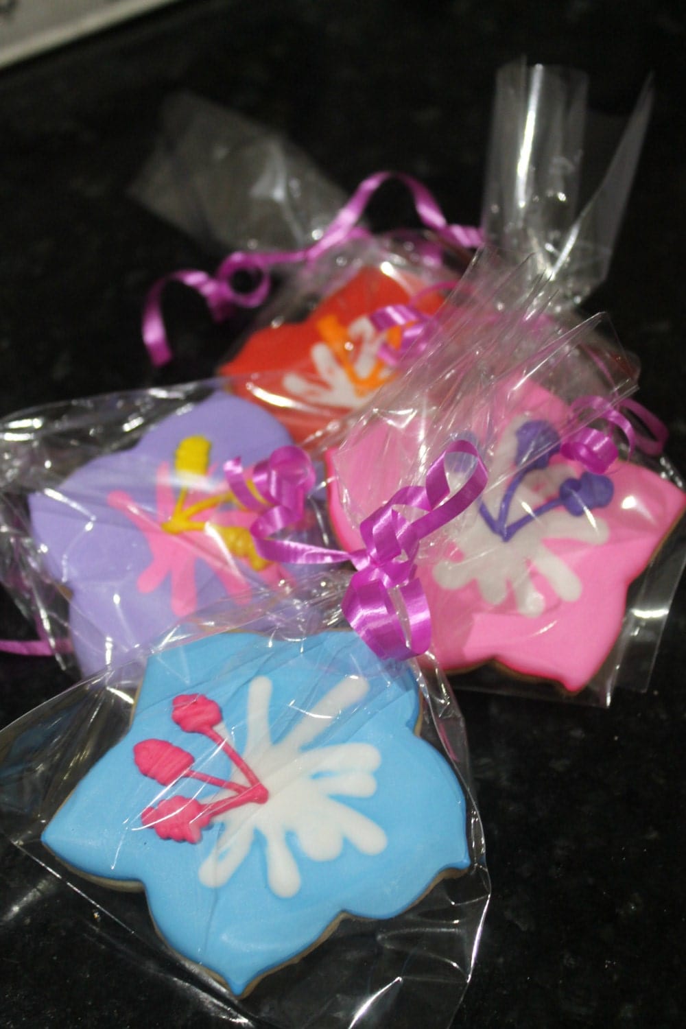 Luau inspired cookies One Dozen (12) - Ladybug bake shop