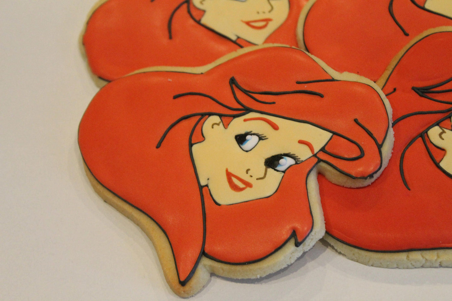 Mermaid Cookies (Inspired by The Little Mermaid) One Dozen 12 - Ladybug bake shop