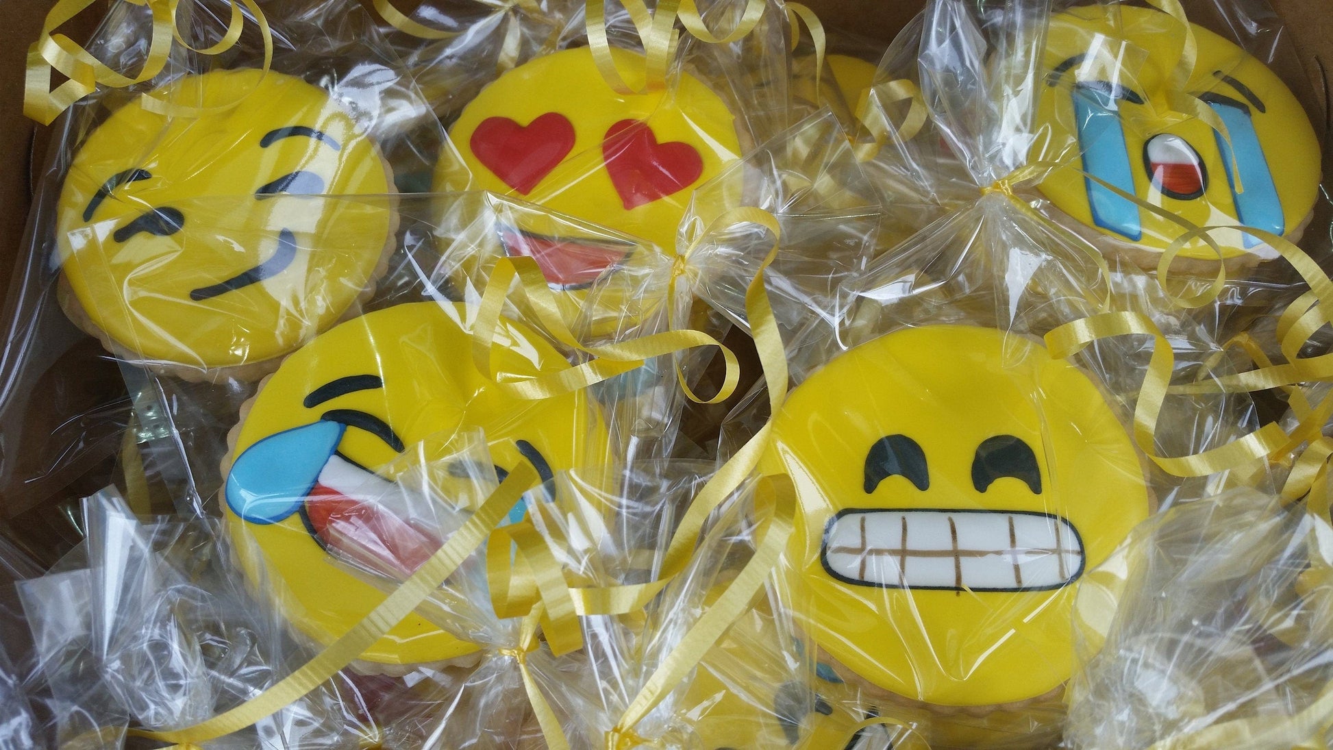 Emoji Cookies One Dozen (12) - Ladybug bake shop