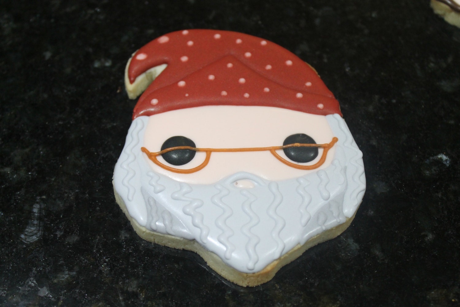 Harry potter cookies (Inspired by Harry Potter) One Dozen 12 - Ladybug bake shop