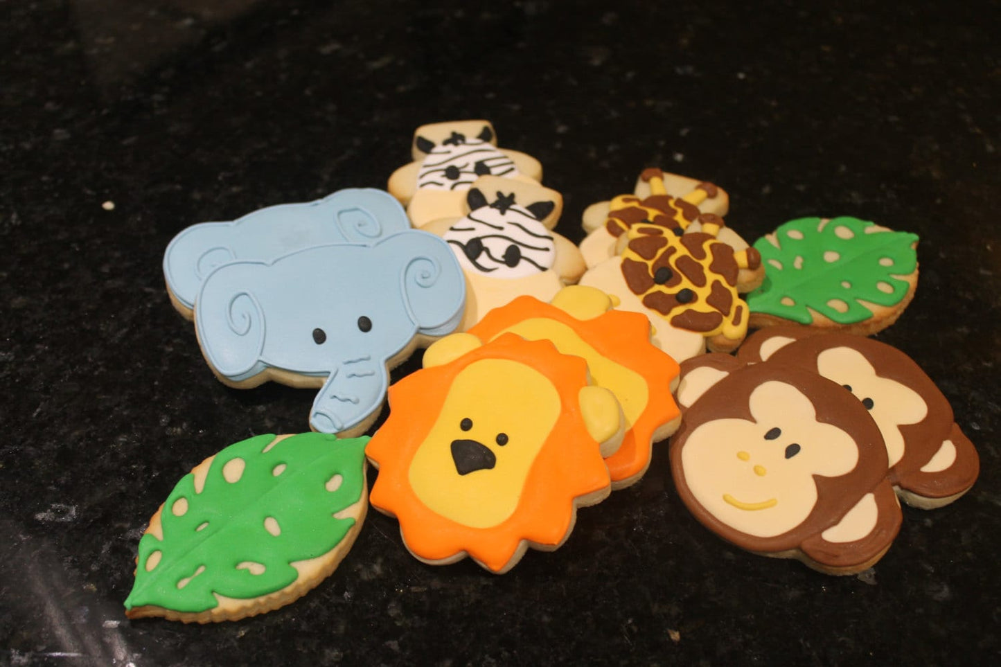 Jungle cookies One Dozen (12) - Ladybug bake shop