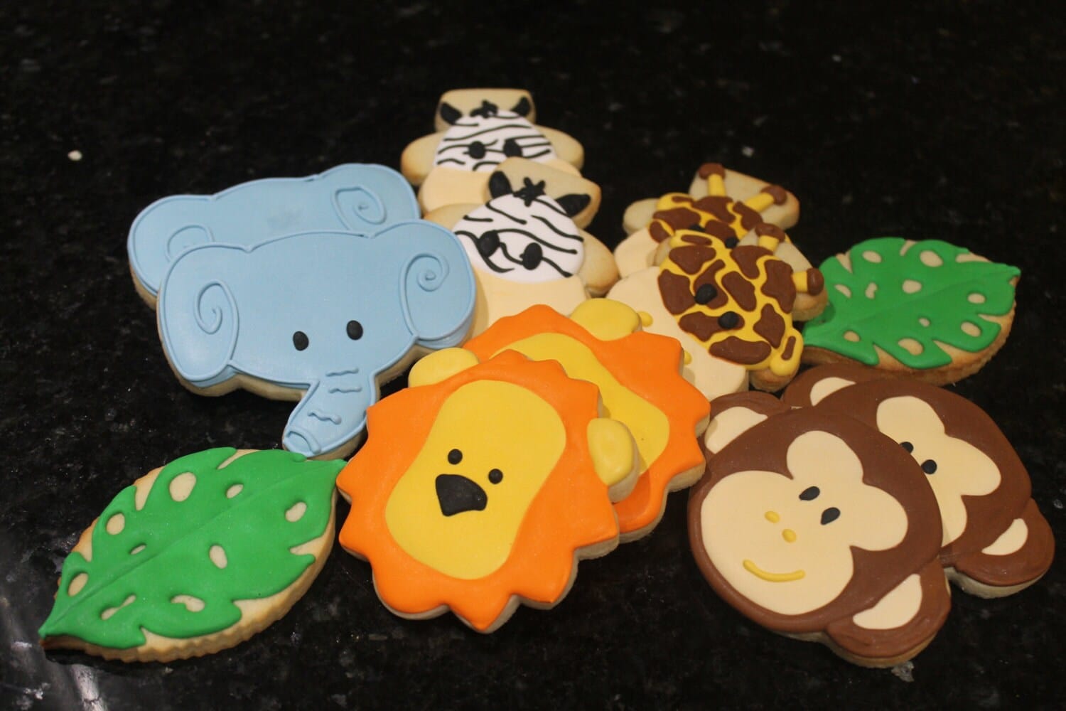 Jungle cookies One Dozen (12) - Ladybug bake shop