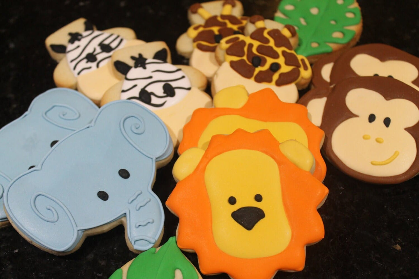 Jungle cookies One Dozen (12) - Ladybug bake shop