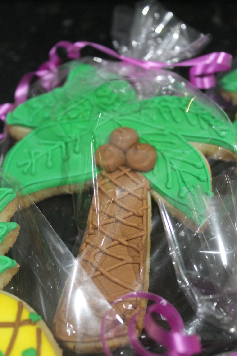 Luau inspired cookies One Dozen (12) - Ladybug bake shop