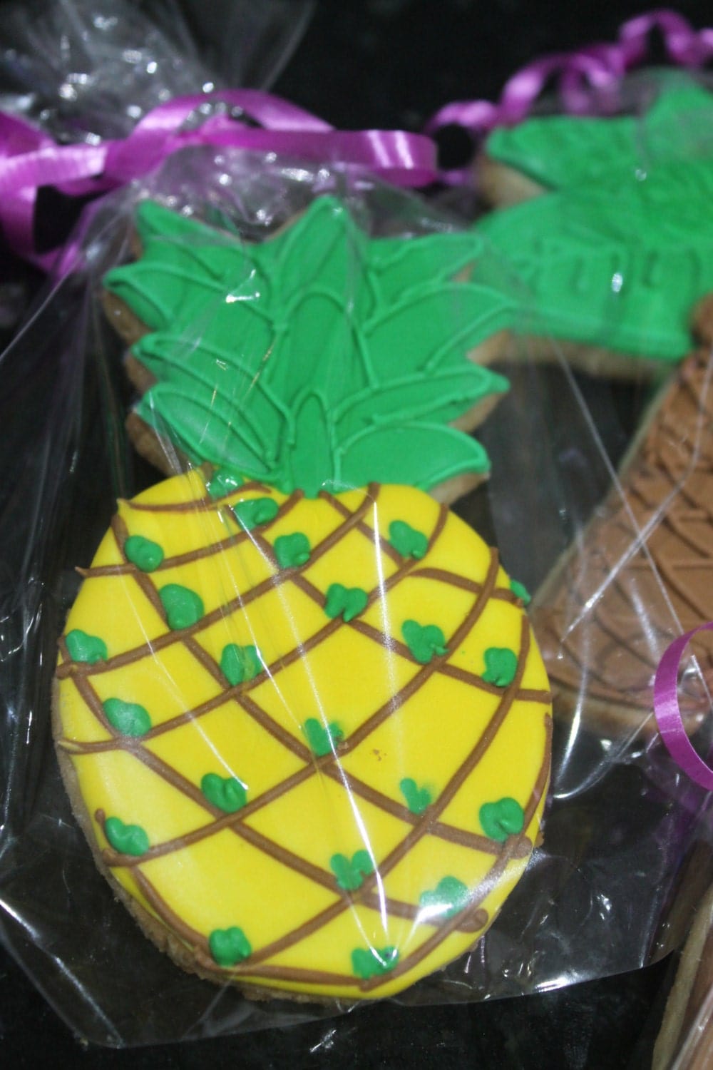 Luau inspired cookies One Dozen (12) - Ladybug bake shop