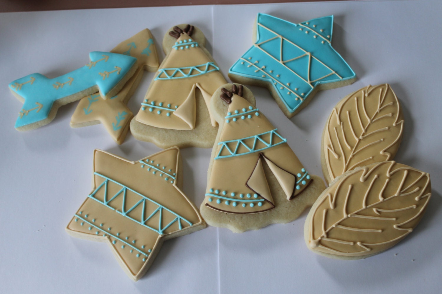 teepee cookies One Dozen (12) - Ladybug bake shop