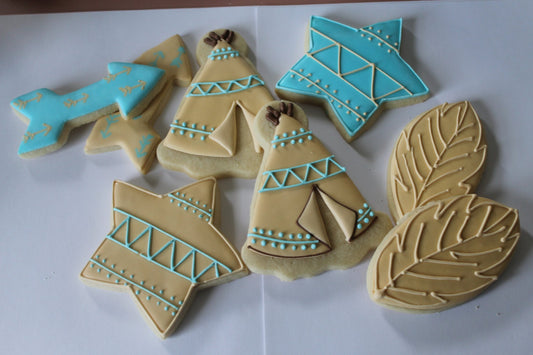 teepee cookies One Dozen (12) - Ladybug bake shop