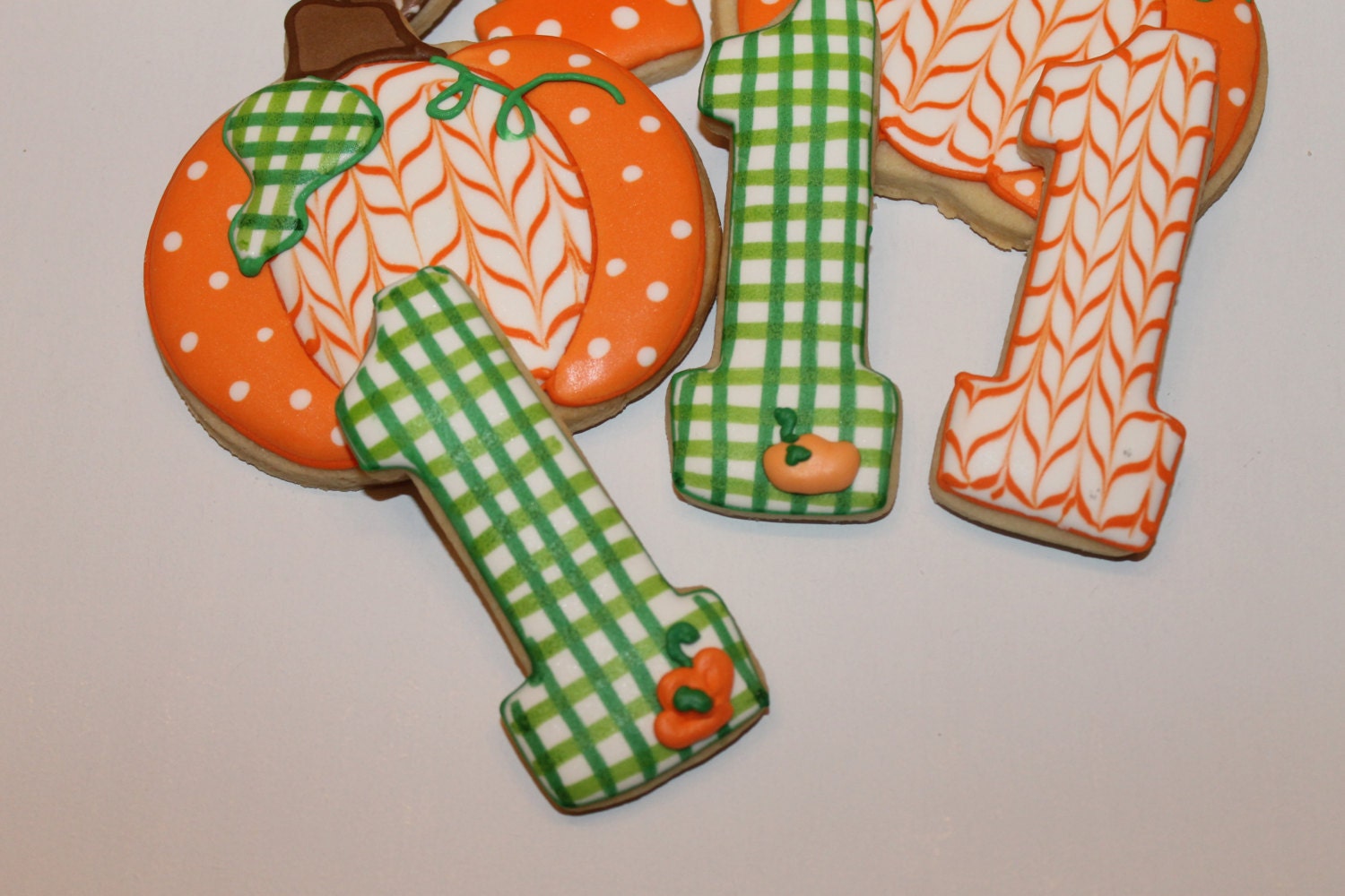 pumpkin cookies One Dozen (12) - Ladybug bake shop