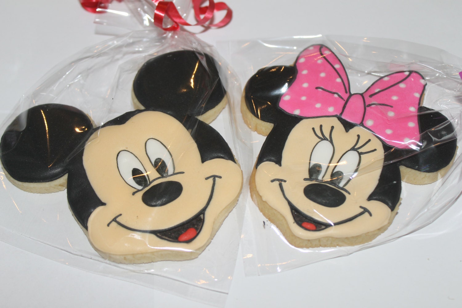 Mickey mouse club house inspired cookies One Dozen (12) - Ladybug bake shop