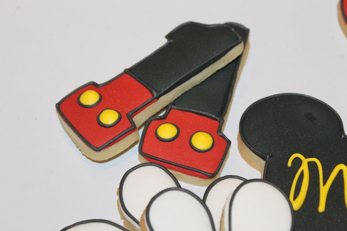 Mouse cookies (Inspired by Mickey Mouse)  One Dozen 12 - Ladybug bake shop