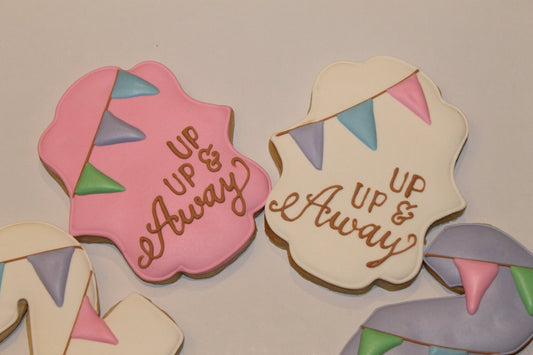 up up and away cookies One Dozen (12) - Ladybug bake shop