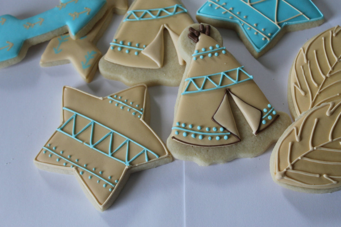 teepee cookies One Dozen (12) - Ladybug bake shop