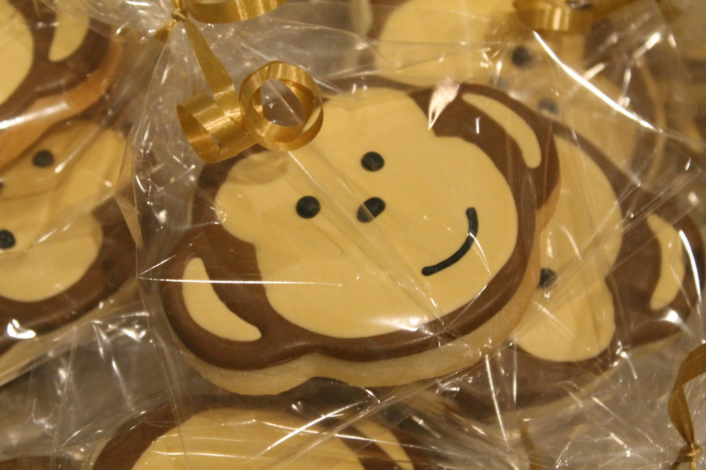 monkey cookies One Dozen (12) - Ladybug bake shop