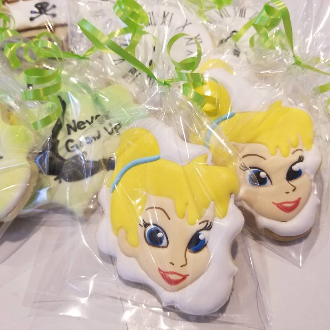 peter pan inspired cookies One Dozen (12) - Ladybug bake shop