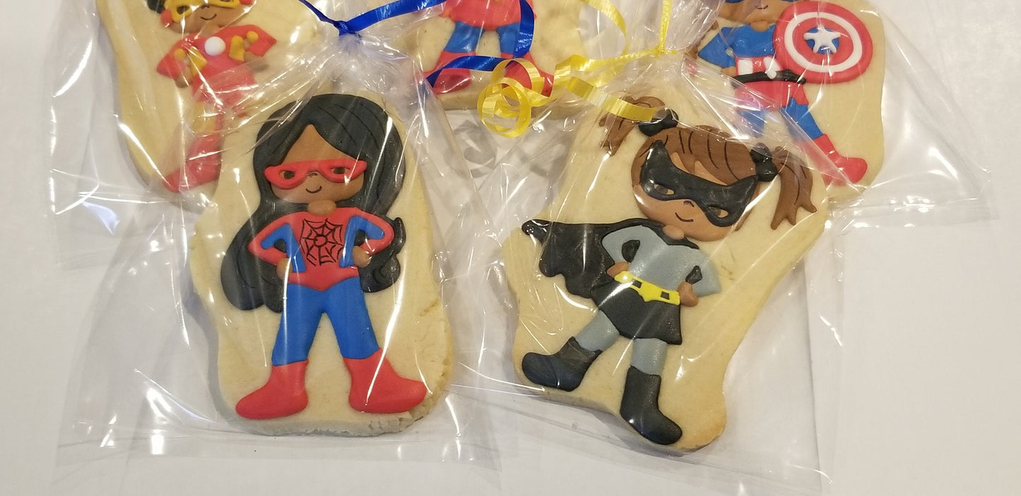 supergirls cookies One Dozen (12) - Ladybug bake shop