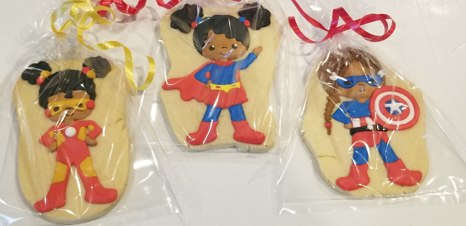 supergirls cookies One Dozen (12) - Ladybug bake shop