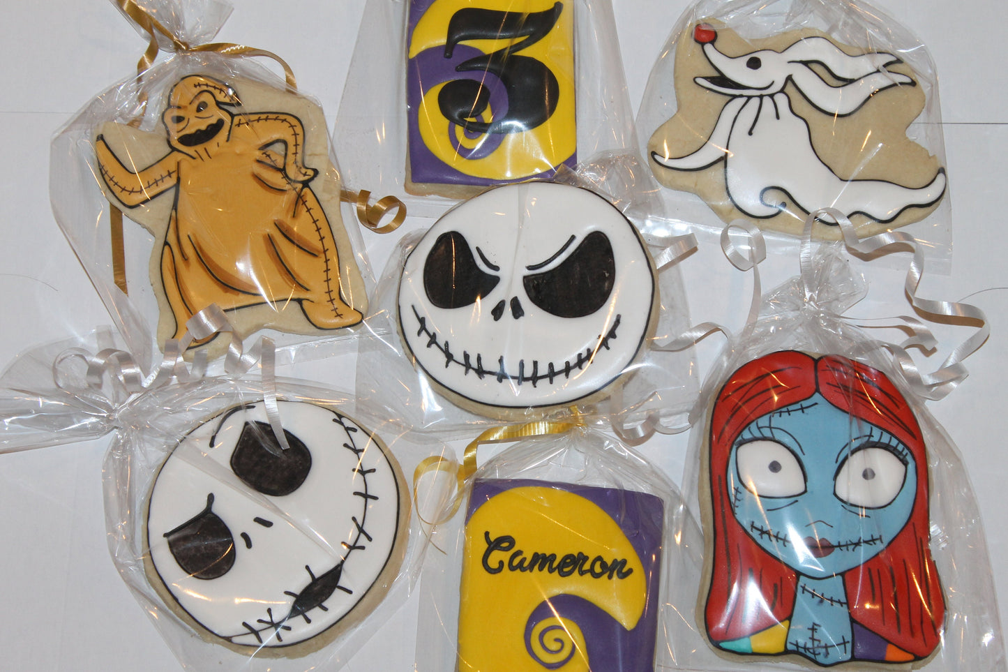 Nightmare Before Christmas cookies   One Dozen (12) - Ladybug bake shop