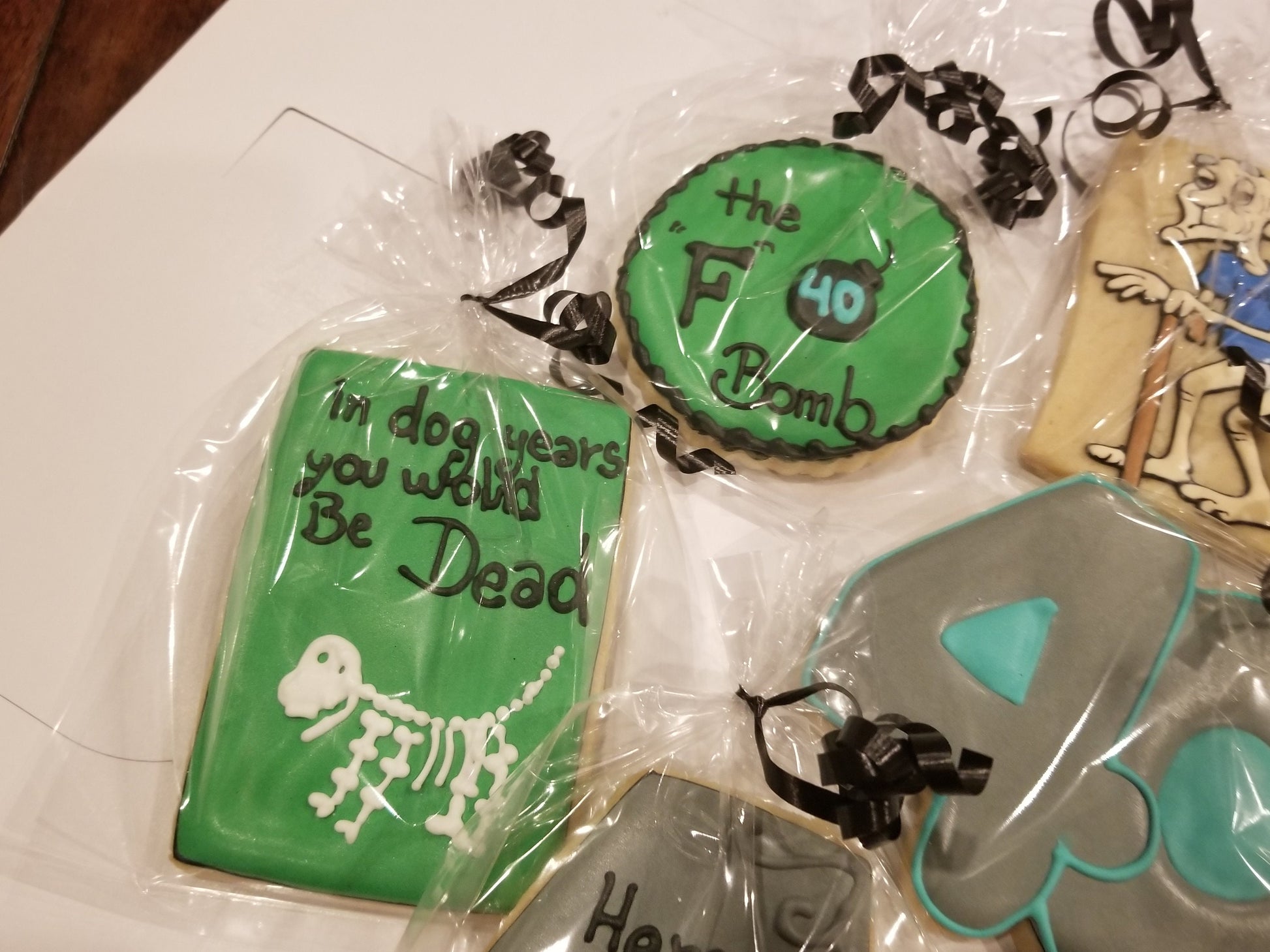 over the hill cookies One Dozen (12) - Ladybug bake shop