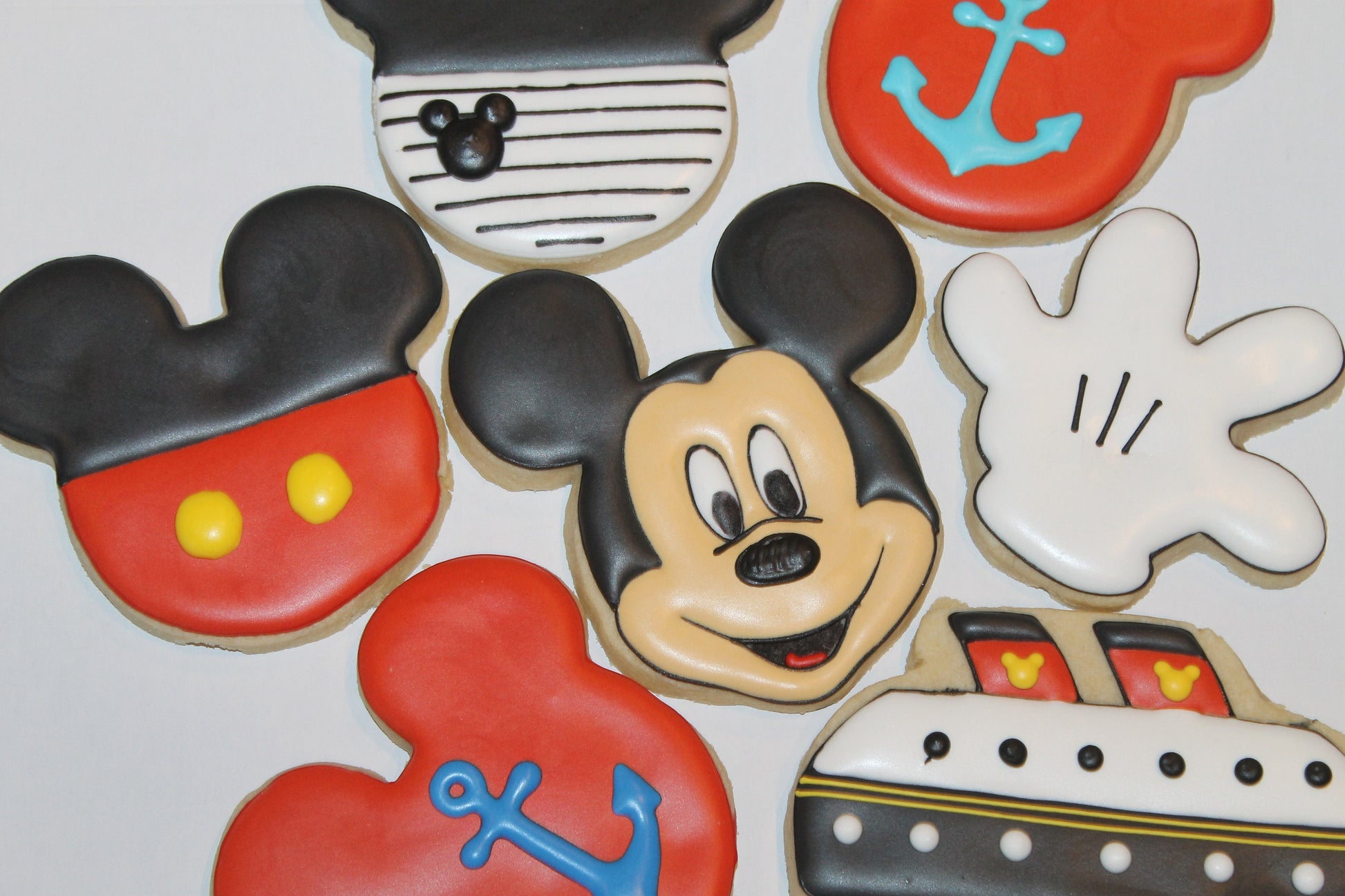mickey cruise cookies inspired One Dozen (12) - Ladybug bake shop