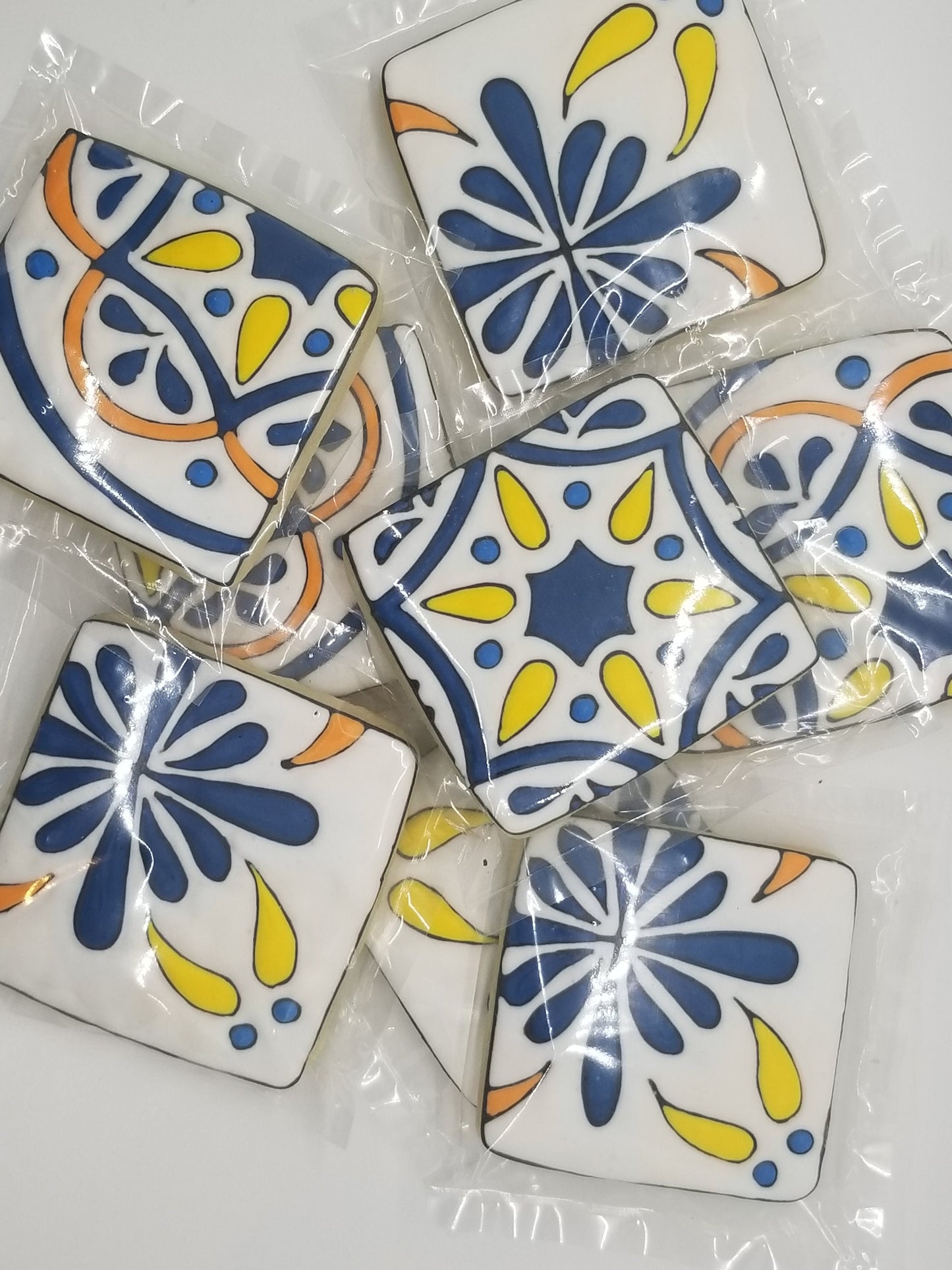spanish tile cookies One Dozen (12) - Ladybug bake shop