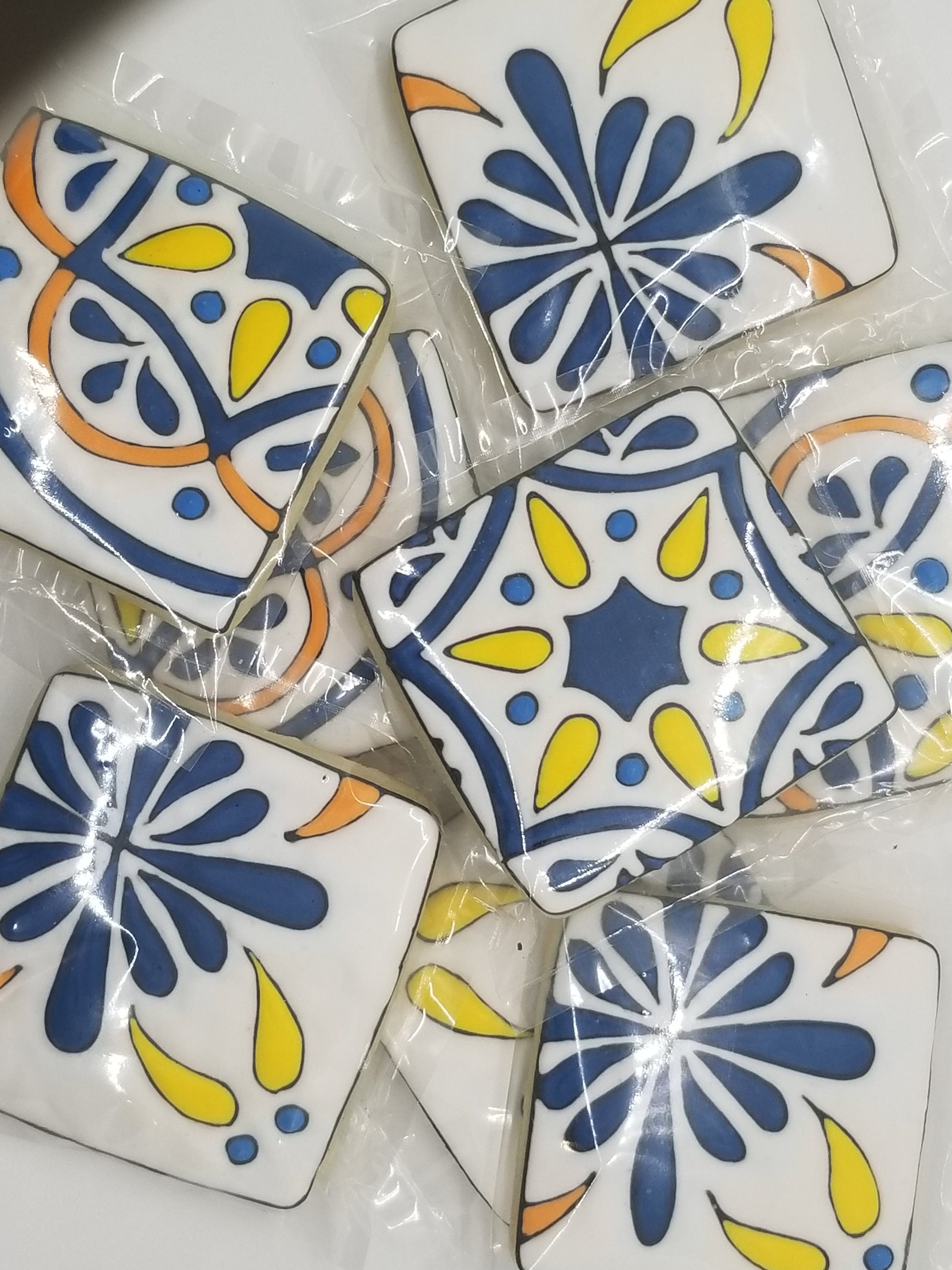 spanish tile cookies One Dozen (12) - Ladybug bake shop