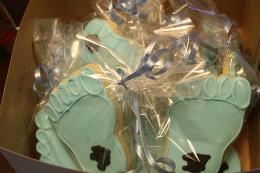 Tar heels cookies One Dozen (12) - Ladybug bake shop