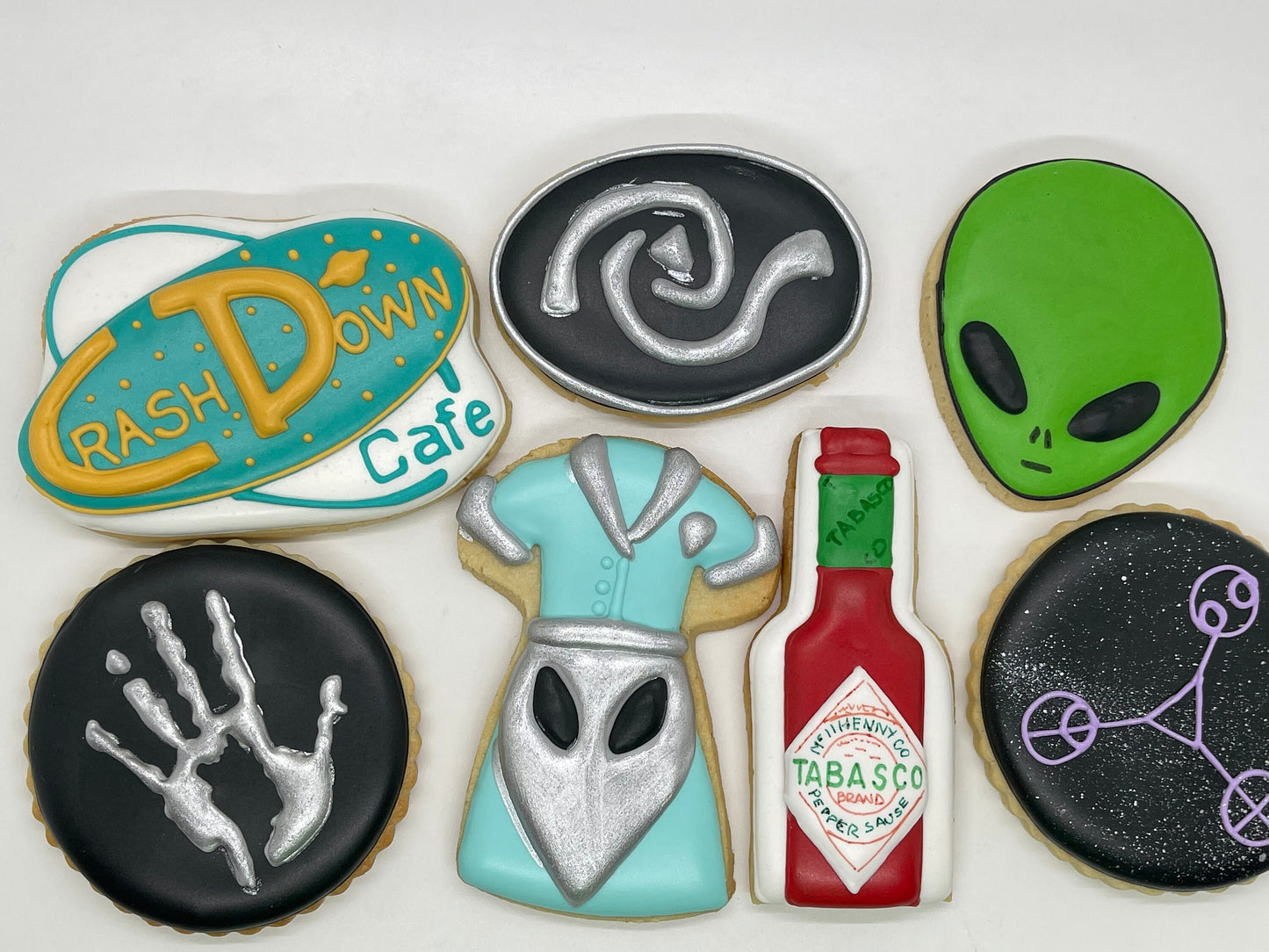 Roswell cookies One Dozen (12) - Ladybug bake shop