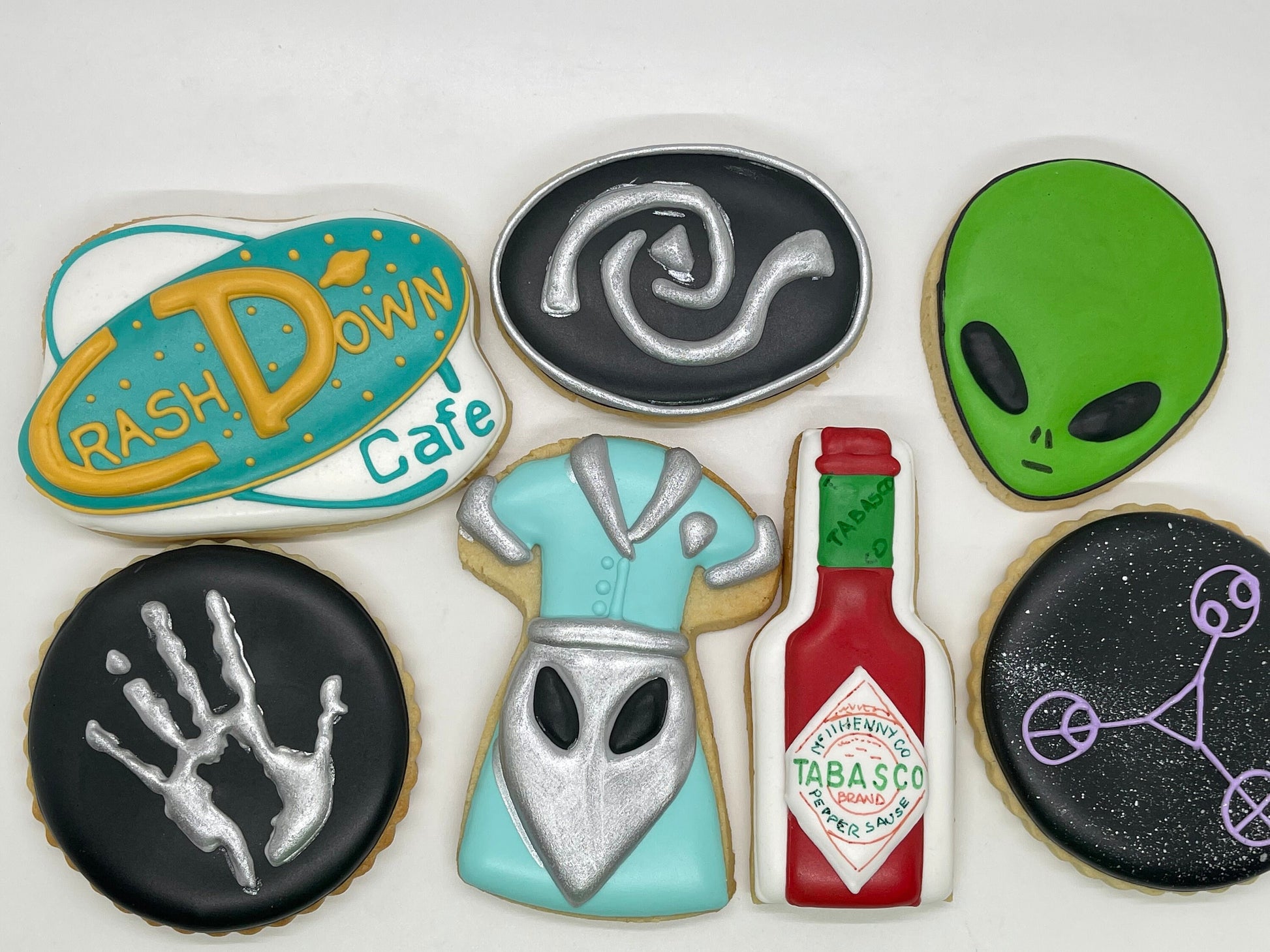 Roswell cookies One Dozen (12) - Ladybug bake shop