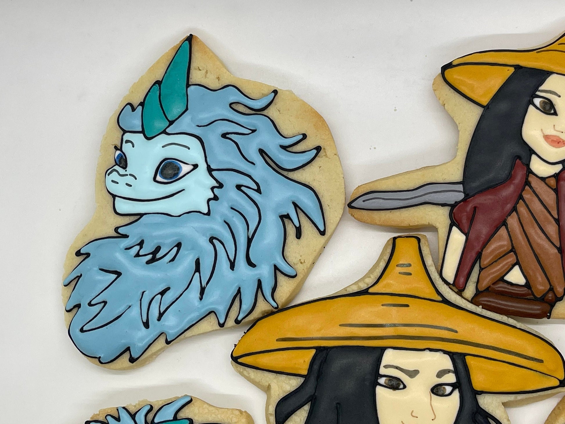 Raya and the last dragon inspired Cookies One Dozen (12) - Ladybug bake shop