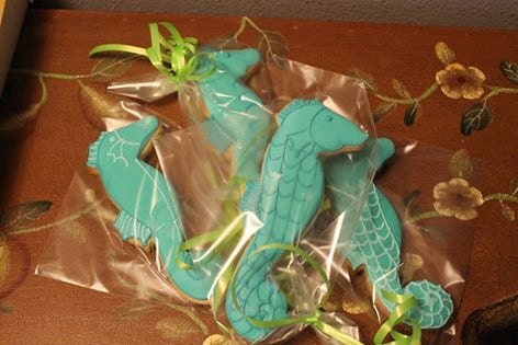 seahorse cookies  One Dozen (12) - Ladybug bake shop